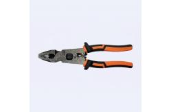 China Burnished 225mm 9inch Combination Plier Tool High Leverage Wire Terminal Crimping Tool supplier