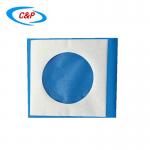 Disposable Surgical Nonwoven Fenestrated Drape With Adhesive Around The Hole for sale