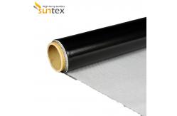 China One Side Silicone Coated Fiberglass Fabric - Removable Thermal Insulation Jackets, Blankets Material supplier