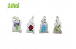 China In Car Bag Air Freshener Solid Ploymer Perdume Four Scents With Hanging Strings supplier