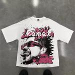 Custom 200GSM 100% Cotton Vintage Streetwear Boxy Cropped Tshirt Oversized Tee Screen Printing Graphic Tshirt for sale