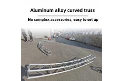 China Semi Circular Truss Quick installation Aluminum Alloy Curved Truss supplier
