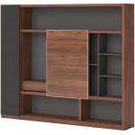 2.4 / 2.8 M  Vertical Decorative File Cabinets Melamine Board Panel for sale