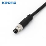 M8 Industrial Connector Sensor with 10m PVC Cable 3 Pin Male Circular Connectors for sale