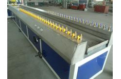China PP PE WPC Decking Plastic Profile Extrusion Line with Single Screw design supplier