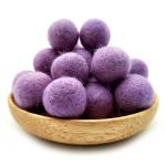 Handmade 2cm Felt Fabric Crafts Ball For Party Garland for sale