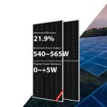 JA Solar Photovoltaic Modules JAM72S30GR 540W 540wp 545W 550W 555W 560W 565W Mono Perc Solar Panels All Black for sale