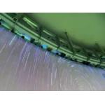 Indoor Transparent Curved Video Wall Displays Sliding