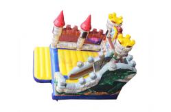China Hotel Tarpaulin Inflatable Bouncer Slide Jumping Bouncy Castle supplier