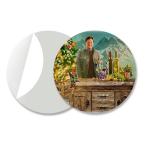 Customized Shape Die Cutting 3D Lenticular Printing Service Stickers For Book