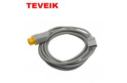 China 12ft TPU Utah Adapter 15 Pin Nihon Kohden IBP Cable supplier