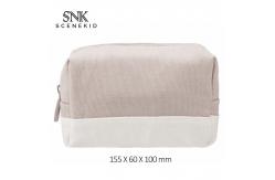 China Portable Small Shell Shape Canvas Zipper Cosmetic Bags supplier