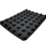 60mm Height HDPE Dimple Plastic Drainage Board for Golf Course and Roof Waterproofing for sale
