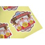Custom Packaging Printing Labels / Paper Adhesive Label , Adhesive Logo Stickers for sale