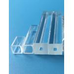 Micro Size Clear 2.2g/Cm3 Fused Quartz Tube High Heat Resistance Square for sale
