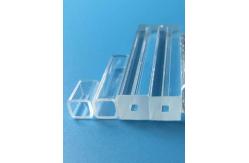 China Square Single Bore Quartz Microcapillary Tube Standard Wall Thickness Long Service Life supplier