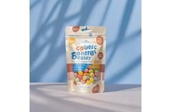 China Custom Stand Up Zipper Pouch For Nut Food Supporting Open Window supplier
