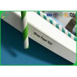 15mm Food Grade Paper Roll Harmless FDA 60g 120g Drinking Straw Paper for sale