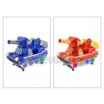 Amusement Center Coin Operated Rocket Ride Kiddie Tank Game Machine ODM