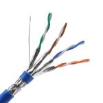 Cat6a Cat7 305m Roll FTP SFTP Full Copper Network Lan Cable OEM for sale