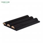 Acoustic Wooden Slat Panels With Luxurious Suede Finish For Sound Absorption And Noise Reduction for sale