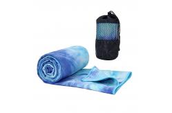 China Non-slip Custom Design Hot Yoga Mat Towel Microfiber Yoga Towel supplier