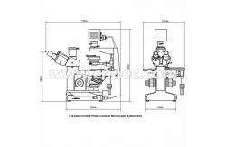China 400X Plan Phase Contrast  Inverted Optical Microscope Halogen Lamp Rohs CE A14.0202 supplier