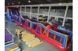 China Large Size Adult Toxic Inflatable Obstacle Course Commercial supplier