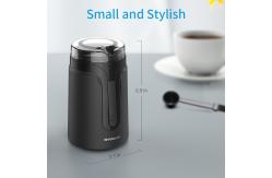 China 40g Small Automatic Espresso Maker , Mini Spice Bean Matte Black Coffee Grinder supplier