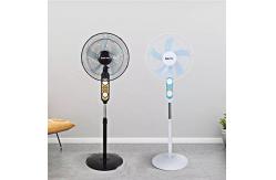 China 16 Inch AC DC Rechargeable Solar Fan Wireless Powered With Battery Remote Control supplier
