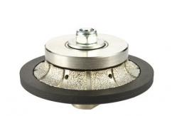 China Fast Cutting Diamond Profile Wheel , Half Bullnose Profile Wheel For Tile Saw supplier