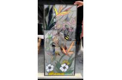 China Decorative Panel Glass Figured  Frosted  Stained supplier