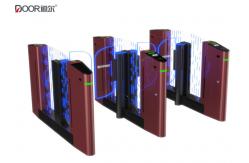 China Dry Contact Speed Gate Turnstile  Fingerprint Gate With 10mm Acrylic Arm supplier