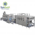 19L Bottle Washing Brushing SUS304 5 Gallon Filling Machine for sale