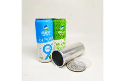 China 500ML Aluminum Beverage Cans With Easy Open Ends Slim Sleek supplier