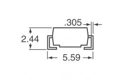 China SSB44-E3-52T High Current Density Surface Mount Schottky Rectifier Diode supplier