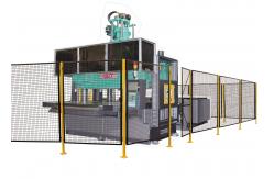 China Working Site Robot Safety Fence , Heavy Duty Steel Wire Guard Enclosures supplier