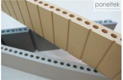 China Grooved Texture Terracotta Exterior Cladding With Eco - Friendly Natural Clay  supplier
