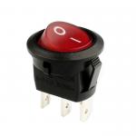 KCD2 3 Pin 2 Pin 3 Position Locking Round Rocker Switch Dashboard Panel for sale