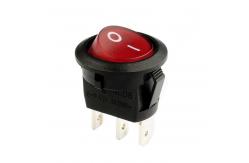 China KCD2 3 Pin 2 Pin 3 Position Locking Round Rocker Switch Dashboard Panel supplier