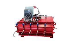 China Three-Stage Hydraulic Jack for Grain Silo & Bolted Tank Lifting supplier