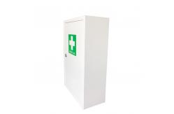 China Metal First Aid Wall Mounted Cabinet With Two Removable Shelves supplier
