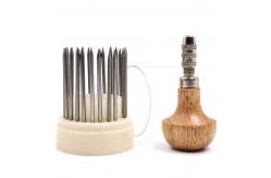 China 23pcs Beading Grain Tools Set Graver Beader For Goldsmith Diamond Stone supplier