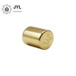 Cylindrical Zamac Perfume Bottle Lids With Personalized Text Or Logo For Niche Brands for sale
