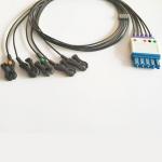 ISO13485 0.9m Radio Transparent Leadwire Cable 5 Leads 2.6mm for sale