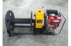 China Diesel Engine Powered Wire Rope Pulling Winch 3 Ton Lightweight 100kg supplier