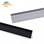 Glossy Anodizing Black Silver Window Aluminium Profile - Drilling Punching for sale
