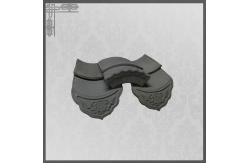 China Unglazed Gazebo Chinese Clay Roof Tiles Matt Gazebo Bent Handmade Craft supplier