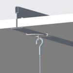 T Bar Twist Clip With Gripple Barrel End Fixing For Suspended Ceiling Grid for sale