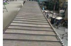 China Spiral Woven Wire Mesh Chain Conveyor Belt Food Grade SS Material supplier